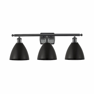 Metal Bristol - 3 Light Bath Vanity In Industrial Style-10.75 Inches Tall and 27.5 Inches Wide - 1297627