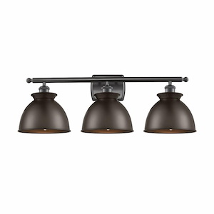 Adirondack - 3 Light Bath Vanity In Industrial Style-12 Inches Tall and 28 Inches Wide - 1297714