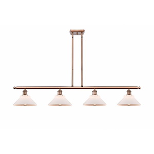 Orwell - 4 Light Stem Hung Island-7.5 Inch Tall and 48 Inch Wide - 1425863
