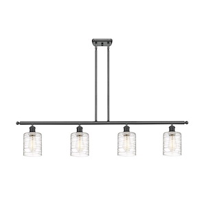 Cobbleskill - 100W 4 LED Stem hung Island-9.5 Inch Tall and 48 Inch Wide - 1425892