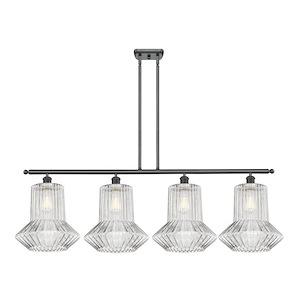 Springwater - 4 Light Stem Hung Island-15.5 Inch Tall and 50.25 Inch Wide - 1425891
