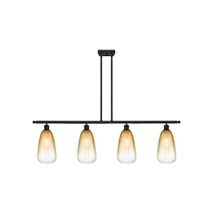 Brookhaven Almond - 4 Light Stem Hung Island-13.5 Inch Tall and 48 Inch Wide - 1387706