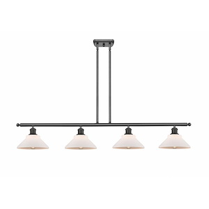 Orwell - 4 Light Stem Hung Island-7.5 Inch Tall and 48 Inch Wide - 1425898
