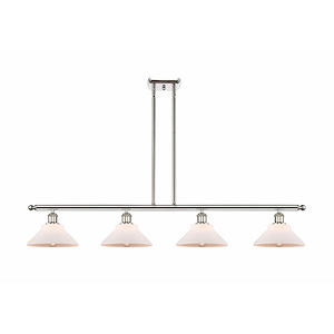 Orwell - 4 Light Stem Hung Island-7.5 Inch Tall and 48 Inch Wide - 1425776