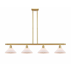 Orwell - 4 Light Stem Hung Island-7.5 Inch Tall and 48 Inch Wide - 1425982