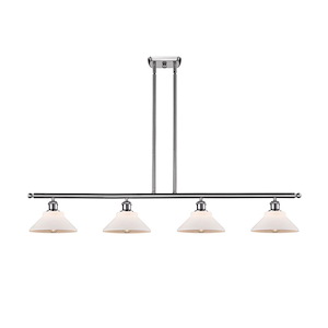Orwell - 100W 4 LED Stem Hung Island-7.5 Inch Tall and 48 Inch Wide - 1425814