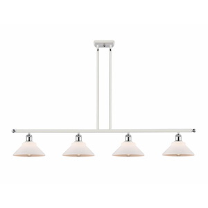Orwell - 4 Light Stem Hung Island-7.5 Inch Tall and 48 Inch Wide - 1425901