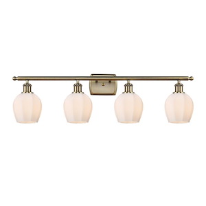 Norfolk - 4 Light Bath Vanity In Industrial Style-10 Inches Tall and 36 Inches Wide - 1289685
