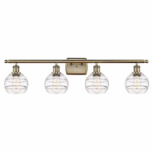 Rochester - 4 Light Bath Vanity In Industrial Style-8.88 Inches Tall and 35.88 Inches Wide - 1330198