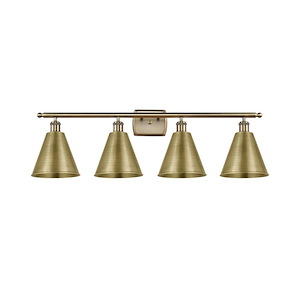 Berkshire Metal - 4 Light Bath Vanity-11 Inch Tall and 38 Inch Wide - 1051457