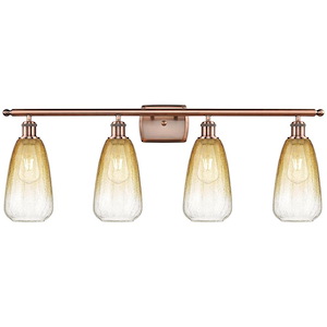 Brookhaven Almond - 4 Light Bath Vanity-14 Inch Tall and 36 Inch Wide - 1387783