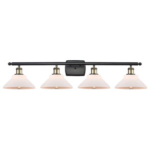 Orwell - 4 Light Bath Vanity In Industrial Style-10 Inches Tall and 36 Inches Wide - 1289637