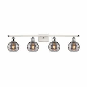 Rochester - 4 Light Bath Vanity In Industrial Style-8.88 Inches Tall and 35.88 Inches Wide - 1330198