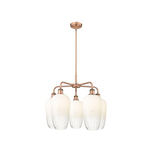 Brookhaven Flute - 5 Light Stem Hung Chandelier-20.5 Inch Tall and 25.5 Inch Wide - 1387760