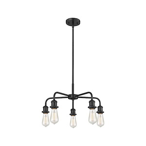 Ballston - 5 Light Chandelier-9 Inch Tall and 18 Inch Wide - 1425804