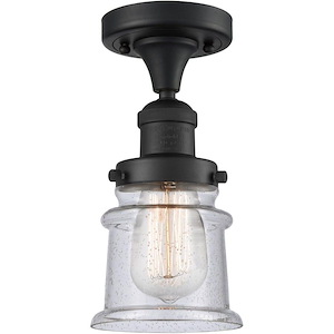 Canton - 1 Light Small Semi-Flush Mount-11.5 Inch Tall and 6 Inch Wide - 1289655
