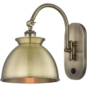 Adirondack - 1 Light Adjustable Swing Arm Wall Sconce-12 Inch Tall and 8.25 Inch Wide - 1425937