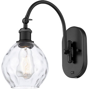 Waverly - 1 Light Adjustable Swing Arm Wall Sconce-12 Inch Tall and 6 Inch Wide - 1426001
