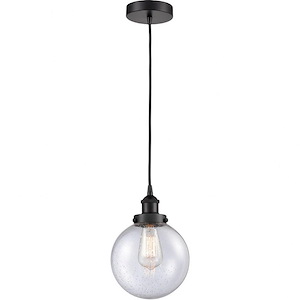 Beacon - 1 Light Mini Pendant In Industrial Style-11.5 Inches Tall and 8 Inches Wide - 1094011