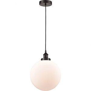 Beacon - 1 Light Mini Pendant In Industrial Style-15 Inches Tall and 12 Inches Wide - 1094013