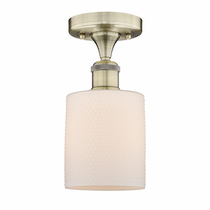 Cobbleskill - 1 Light Semi-Flush Mount-11 Inch Tall and 5 Inch Wide - 1426091