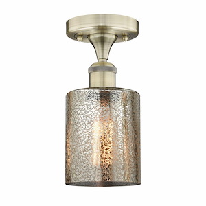 Cobbleskill - 1 Light Semi-Flush Mount-11 Inch Tall and 5 Inch Wide - 1426092