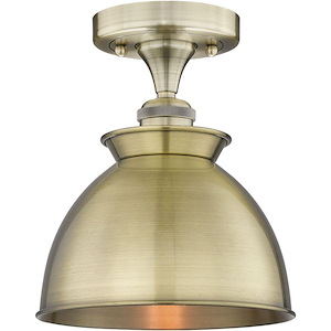 Adirondack - 1 Light Semi-Flush Mount-10.5 Inch Tall and 8.25 Inch Wide - 1426058