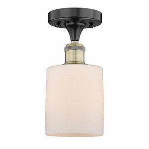 Cobbleskill - 1 Light Semi-Flush Mount-11 Inch Tall and 5 Inch Wide - 1425966