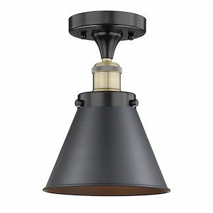 Appalachian - 1 Light Semi-Flush Mount-11.13 Inch Tall and 8 Inch Wide - 1330243