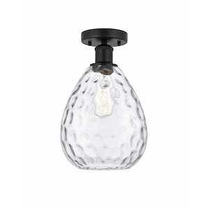 Waverly - 1 Light Semi-Flush Mount In Industrial Style-12.75 Inches Tall and 8 Inches Wide - 1289714