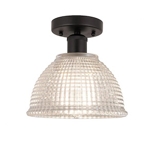 Arietta - 1 Light Semi-Flush Mount In Industrial Style-8.75 Inches Tall and 8 Inches Wide - 1289648