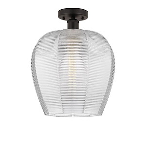 Norfolk - 1 Light Semi-Flush Mount In Industrial Style-15.13 Inches Tall and 11.75 Inches Wide - 1289649