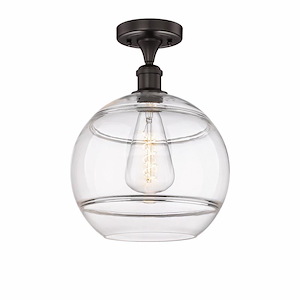 Rochester - 1 Light Semi-Flush Mount In Industrial Style-13.5 Inches Tall and 12 Inches Wide - 1330252