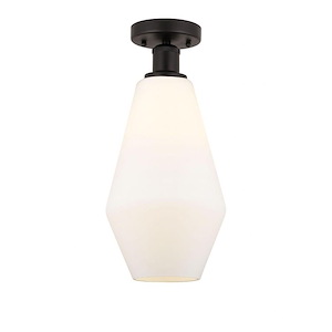 Cindyrella - 1 Light Semi-Flush Mount In Nautiical Style-14.75 Inches Tall and 7 Inches Wide - 1289691