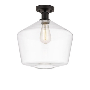 Cindyrella - 1 Light Semi-Flush Mount In Nautiical Style-13.75 Inches Tall and 12 Inches Wide - 1289673