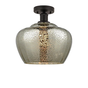 Fenton - 1 Light Flush Mount In Industrial Style-11.5 Inches Tall and 11 Inches Wide - 1289693