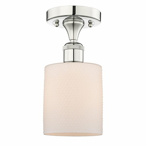 Cobbleskill - 1 Light Semi-Flush Mount-11 Inch Tall and 5 Inch Wide - 1426248