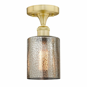 Cobbleskill - 1 Light Semi-Flush Mount-11 Inch Tall and 5 Inch Wide - 1426251
