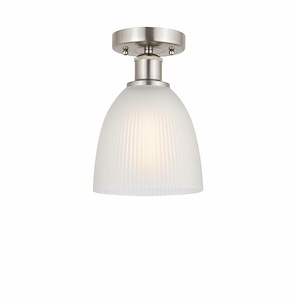 Castile - 1 Light Semi-Flush Mount In Industrial Style-9.75 Inches Tall and 6 Inches Wide - 1289644