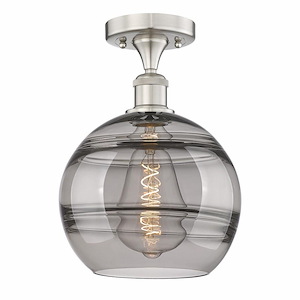 Rochester - 1 Light Semi-Flush Mount In Industrial Style-11.75 Inches Tall and 10 Inches Wide - 1330265