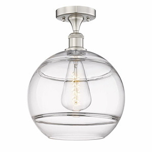 Rochester - 1 Light Semi-Flush Mount In Industrial Style-13.5 Inches Tall and 12 Inches Wide - 1330252