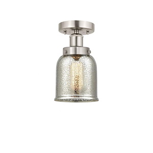 Bell - 1 Light Semi-Flush Mount In Industrial Style-8.25 Inches Tall and 6.5 Inches Wide - 1289668