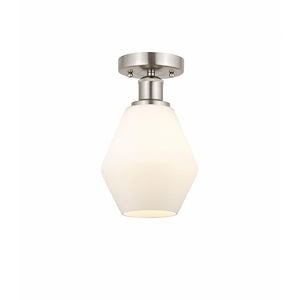 Cindyrella - 1 Light Semi-Flush Mount In Nautiical Style-10.25 Inches Tall and 6 Inches Wide - 1289674