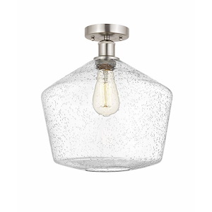 Cindyrella - 1 Light Semi-Flush Mount In Nautiical Style-13.75 Inches Tall and 12 Inches Wide - 1289673