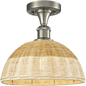 Bristol Natural II - 1 Light Semi-Flush Mount-15.38 Inch Tall and 11.75 Inch Wide - 1426261