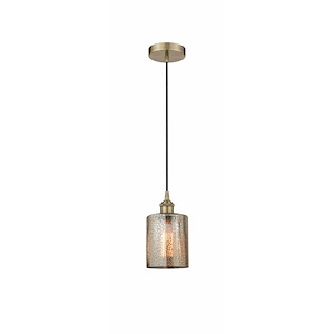 Cobbleskill - 1 Light Cord Mini Pendant-9 Inch Tall and 5 Inch Wide - 1426304
