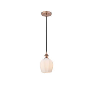 Norfolk - 1 Light Cord Hung Mini Pendant In Industrial Style-9.63 Inches Tall and 5.75 Inches Wide - 1289765
