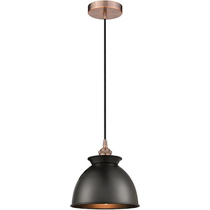 Adirondack - 1 Light Cord Mini Pendant-8.5 Inch Tall and 8.25 Inch Wide - 1426323