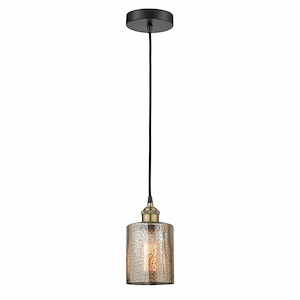 Cobbleskill - 1 Light Cord Mini Pendant-9 Inch Tall and 5 Inch Wide - 1426358