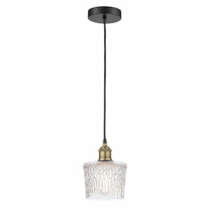 Niagra - 1 Light Cord Hung Mini Pendant In Modern Style-9.25 Inches Tall and 6.5 Inches Wide - 1311286